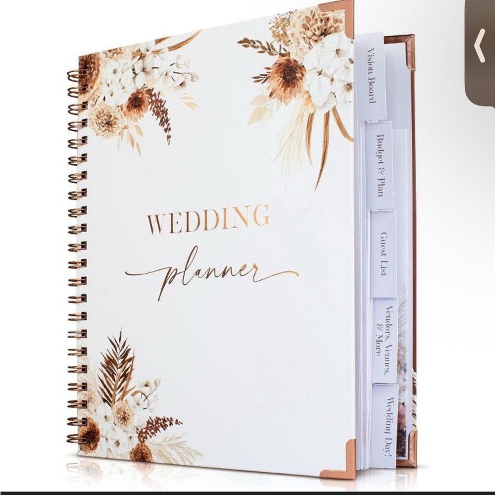 BOHO Wedding Planner - Hardbound 9X11 inches